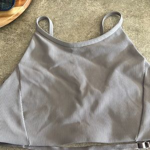 Lululemon sports bra, size 12, grey